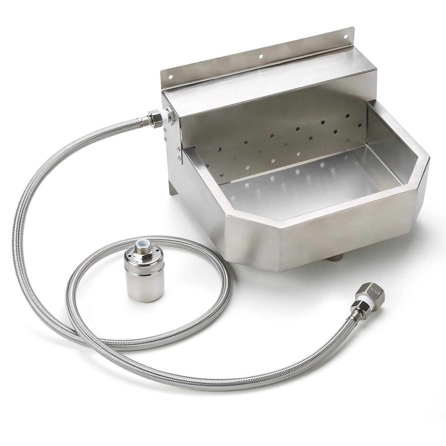 Outdoor Automatic Dog Waterer Bowl Dispenser,Self Filling Stock Waterer for Horses, Cattle, Goats, Pigs, Livestock, Heavy Stainless Steel, Extra Large Farm Animal Waterer Dispenser